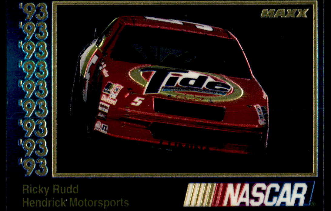 Ricky Rudd Card Ricky Rudd 1993 Maxx Premier Plus # 88 Base — Collectible Craze America