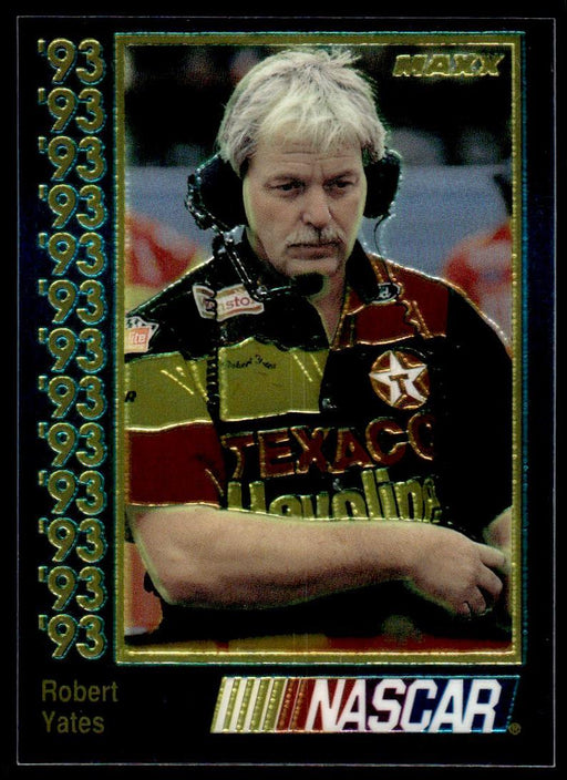 Robert Yates 1993 Maxx Premier Plus Base Front of Card