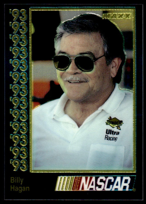 Billy Hagan 1993 Maxx Premier Plus Base Front of Card