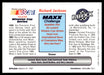 Richard Jackson 1993 Maxx Premier Plus Base Back of Card