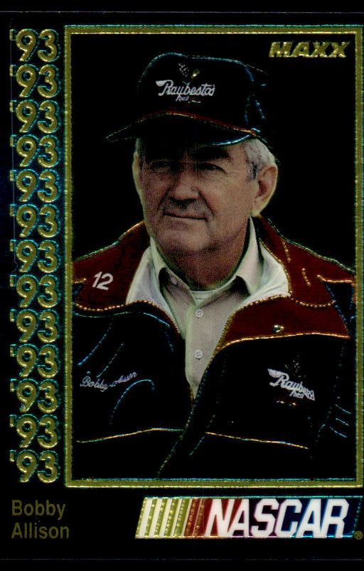 Bobby Allison 1993 Maxx Premier Plus Base Front of Card