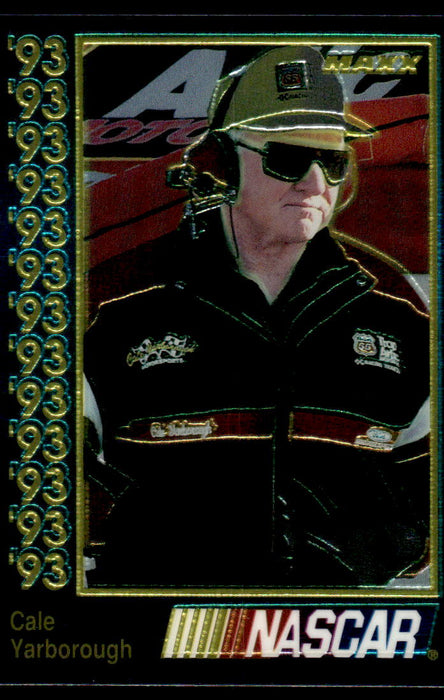 Cale Yarborough 1993 Maxx Premier Plus Base Front of Card