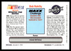 Bob Rabilly 1993 Maxx Premier Plus Base Back of Card