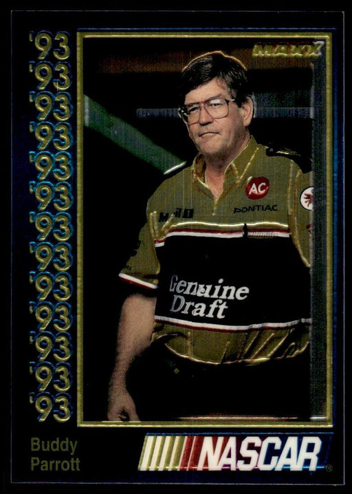Buddy Parrott 1993 Maxx Premier Plus Base Front of Card