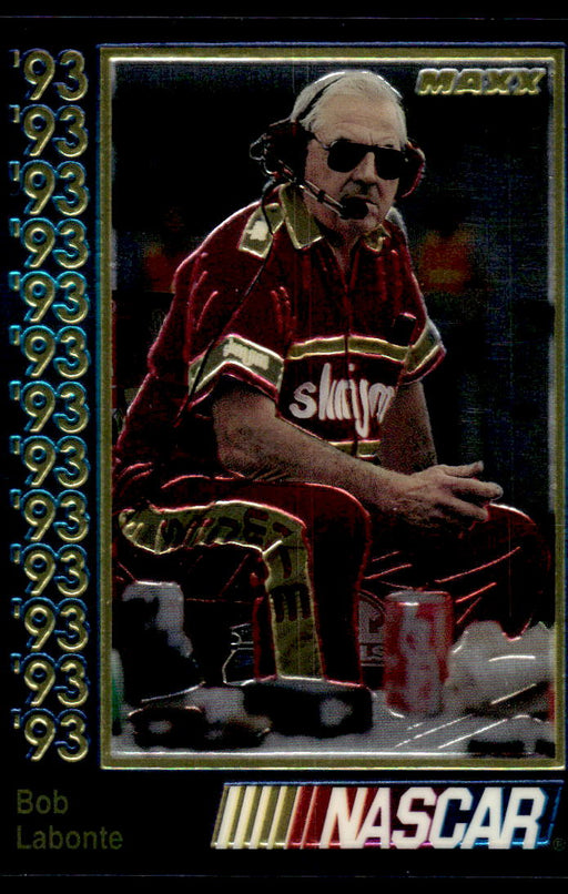 Bob Labonte 1993 Maxx Premier Plus Base Front of Card