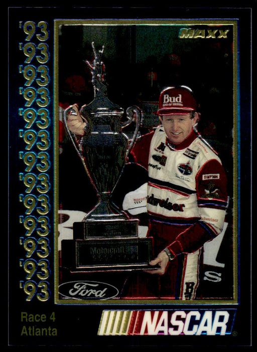 Race 4 1993 Maxx Premier Plus Base Front of Card