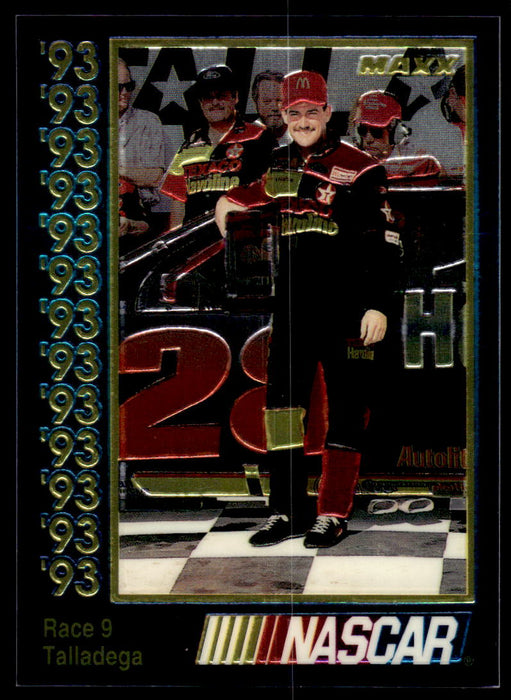 Race 9 1993 Maxx Premier Plus Base Front of Card