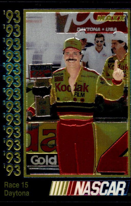 Race 15 1993 Maxx Premier Plus Base Front of Card