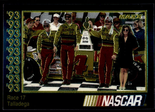 Race 17 1993 Maxx Premier Plus Base Front of Card