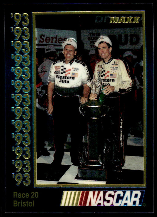 Race 20 1993 Maxx Premier Plus Base Front of Card