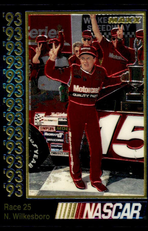 Race 25 1993 Maxx Premier Plus Base Front of Card