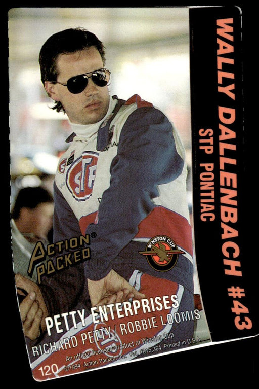 Wally Dallenbach Jr. 1994 Action Packed Back of Card
