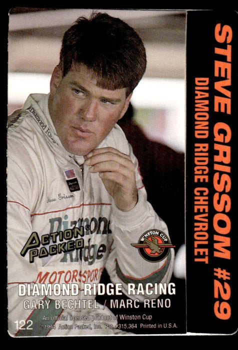 Steve Grissom 1994 Action Packed Back of Card