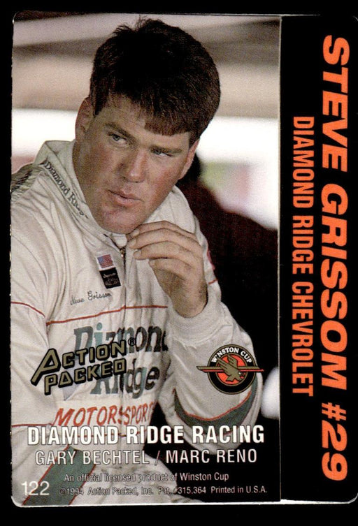 Steve Grissom 1994 Action Packed Back of Card