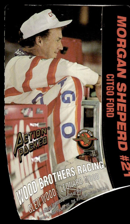 Morgan Sheperd 1994 Action Packed Back of Card