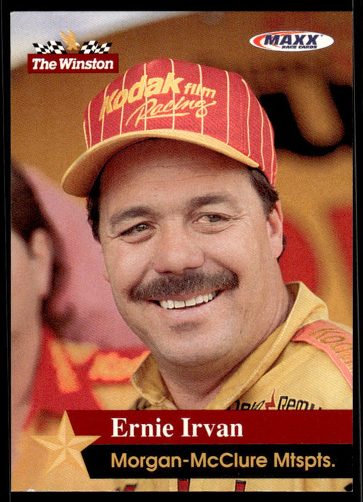 Ernie Irvan 1993 Maxx The Winston Base Front of Card