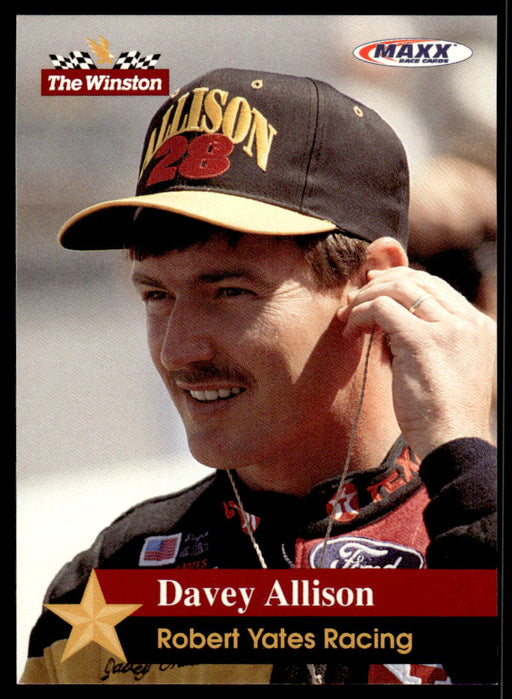 Davey Allison 1993 Maxx The Winston Base Front of Card