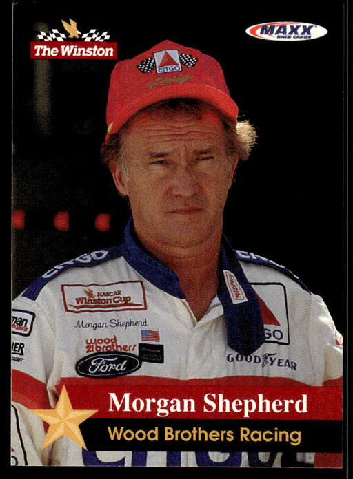 Morgan Shepherd 1993 Maxx The Winston Base Front of Card