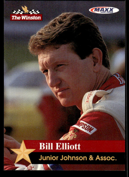 Bill Elliott 1993 Maxx The Winston Base Front of Card