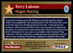 Terry Labonte 1993 Maxx The Winston Base Back of Card