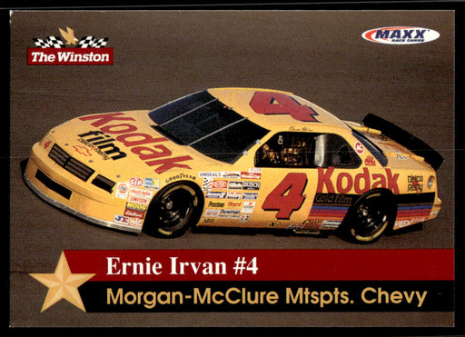 Ernie Irvan #4 1993 Maxx The Winston Base Front of Card