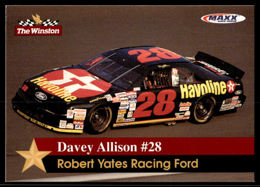 Davey Allison #28 1993 Maxx The Winston Base Front of Card