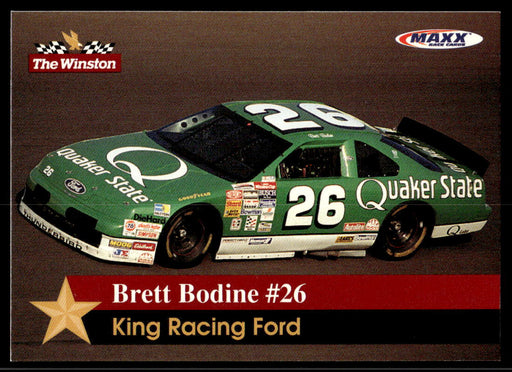 Brett Bodine #26 1993 Maxx The Winston Base Front of Card