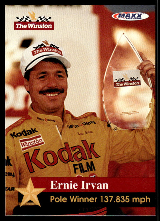 Ernie Irvan 1993 Maxx The Winston Base Front of Card