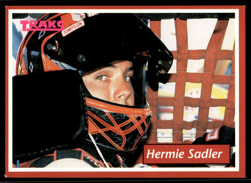 Hermie Sadler 1994 Traks Virginia is for Lovers Base Front of Card