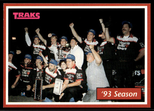 93 Season 1994 Traks Virginia is for Lovers Base Front of Card