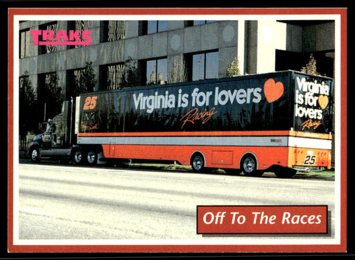 Off To the Races 1994 Traks Virginia is for Lovers Base Front of Card