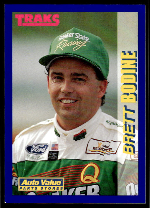 Brett Bodine 1994 Traks Auto Value Parts Stores Collector Cards Base Front of Card
