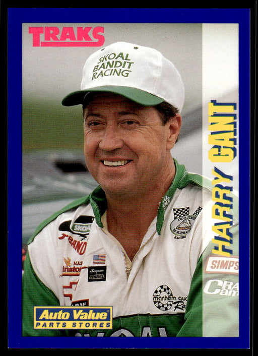 Harry Gant 1994 Traks Auto Value Parts Stores Collector Cards Base Front of Card