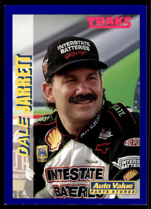 Dale Jarrett 1994 Traks Auto Value Parts Stores Collector Cards Base Front of Card