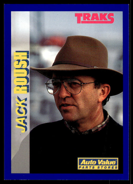Jack Roush 1994 Traks Auto Value Parts Stores Collector Cards Base Front of Card