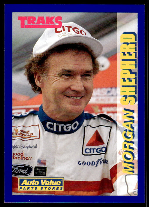 Morgan Shepherd 1994 Traks Auto Value Parts Stores Collector Cards Base Front of Card