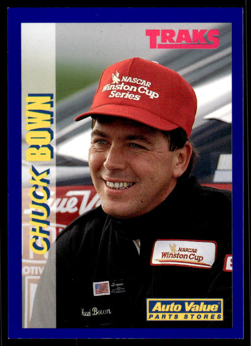 Chuck Bown 1994 Traks Auto Value Parts Stores Collector Cards Base Front of Card