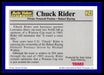 Chuck Rider 1994 Traks Auto Value Parts Stores Collector Cards Base Back of Card