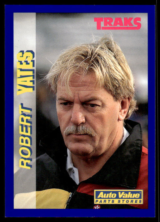 Robert Yates 1994 Traks Auto Value Parts Stores Collector Cards Base Front of Card