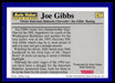 Joe Gibbs 1994 Traks Auto Value Parts Stores Collector Cards Base Back of Card