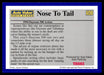 Nose to Tail 1994 Traks Auto Value Parts Stores Collector Cards Base Back of Card