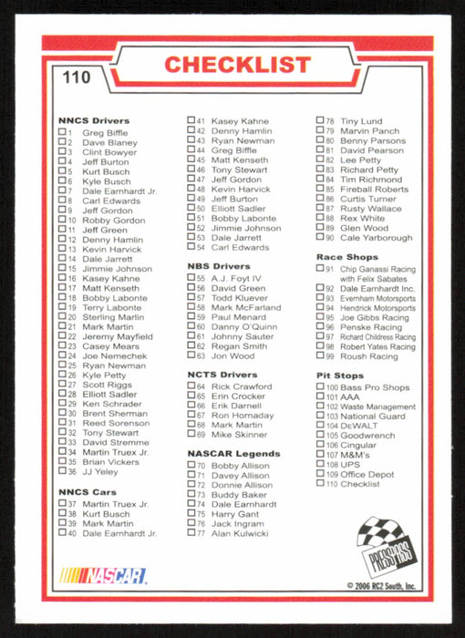 Back of Card