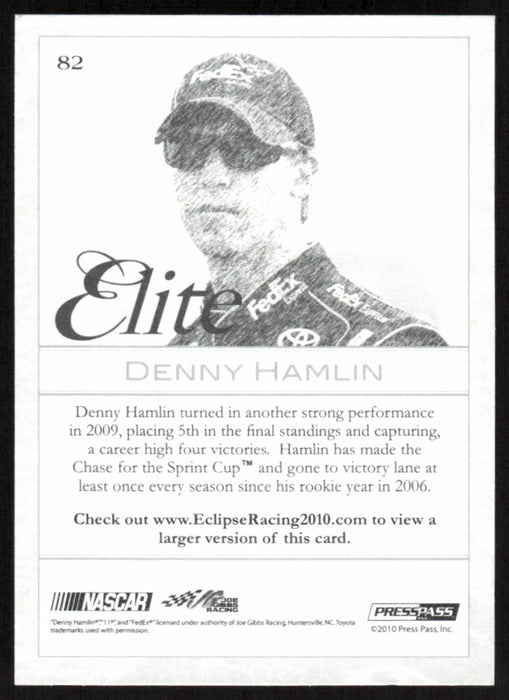 Denny Hamlin 2010 Press Pass Eclipse # 82 Elite