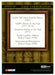 Back of Card