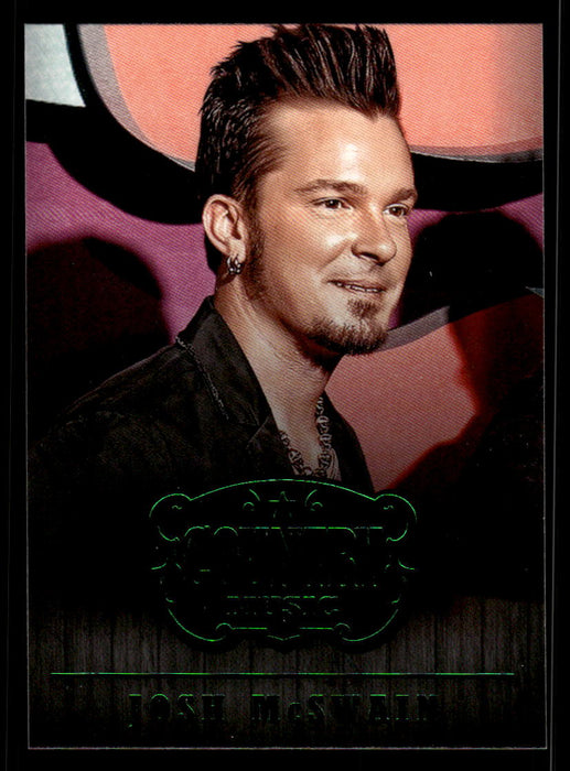 Josh McSwain 2014 Panini Country Music Front of Card