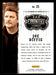 Joe Diffie 2014 Panini Country Music Back of Card