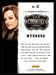 Wynonna 2014 Panini Country Music Back of Card