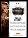Teddy Gentry 2014 Panini Country Music Back of Card