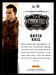 David Nail 2014 Panini Country Music Back of Card