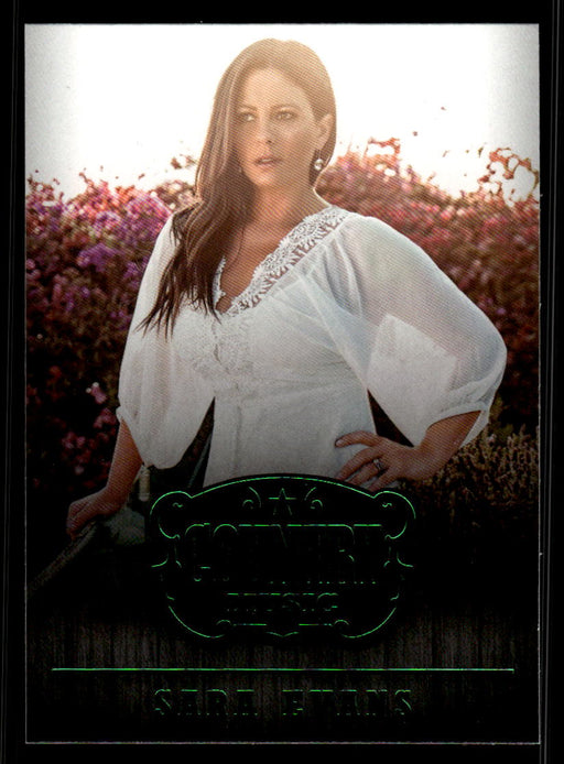 Sara Evans 2014 Panini Country Music Front of Card